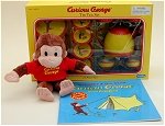 Curious George w/Teaset and Camping Book