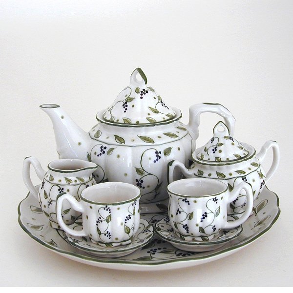 children's tea set with case